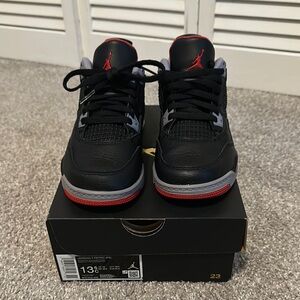 Air Jordan Black and Red Sneakers